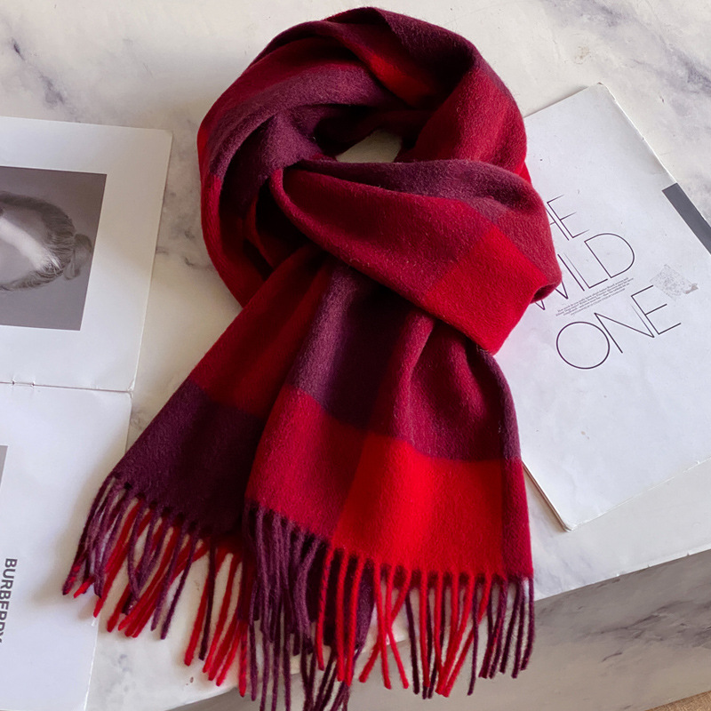 Wool Scarf Men - 100% Wollschal für Damen und Herren,
