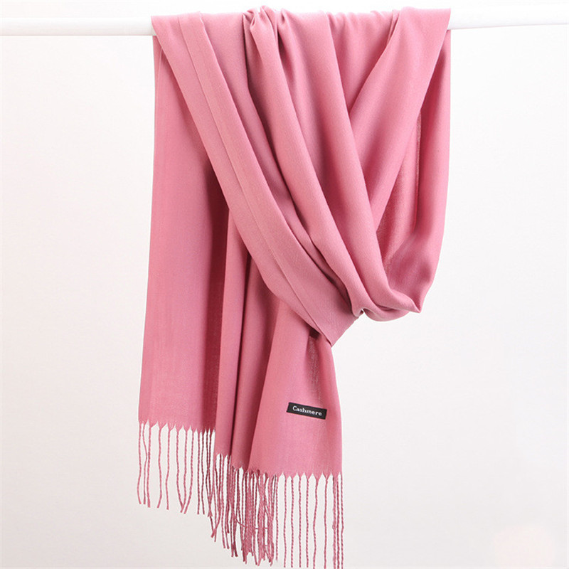 Mode Einfarbig 2023 Frauen Sch – Shawl Wrap Winter Bewertung und Preis