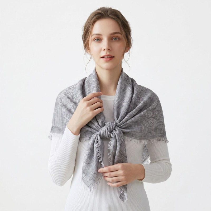 Damen Wollmischung Blumenschal – Shawl Wrap Winter Bewertung und Preis