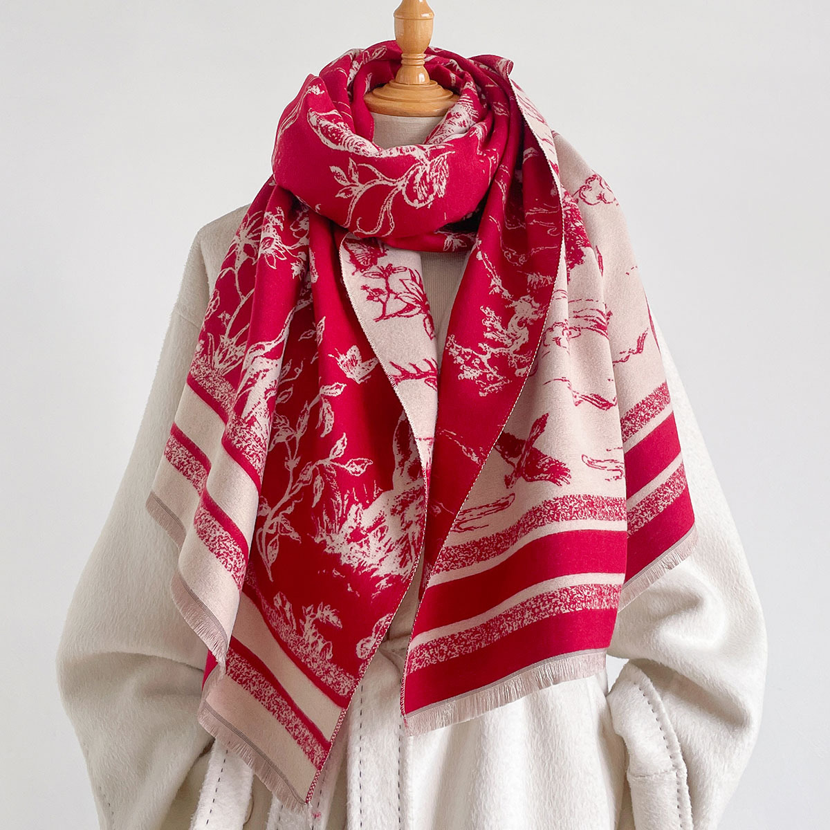 Damen-Schal aus Kaschmir-Imita – Shawl Wrap Winter Bewertung und Preis