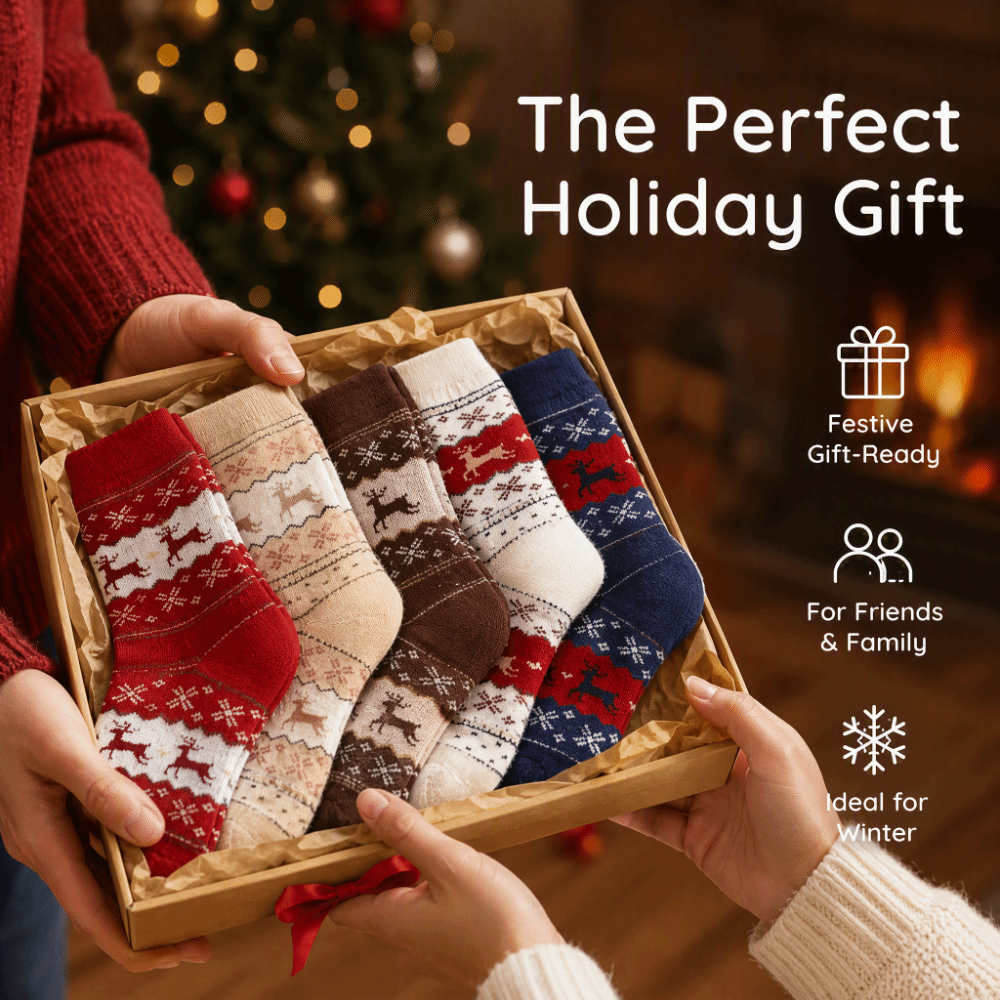 5 Paar Verdickte Weihnachts-Re – Thermal Sock Wool Bewertung und Preis