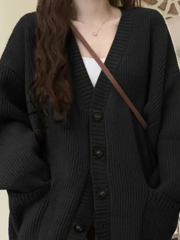 Lose Strickjacke Frauen Langar – Wool Coat Peacoat Bewertung und Preis