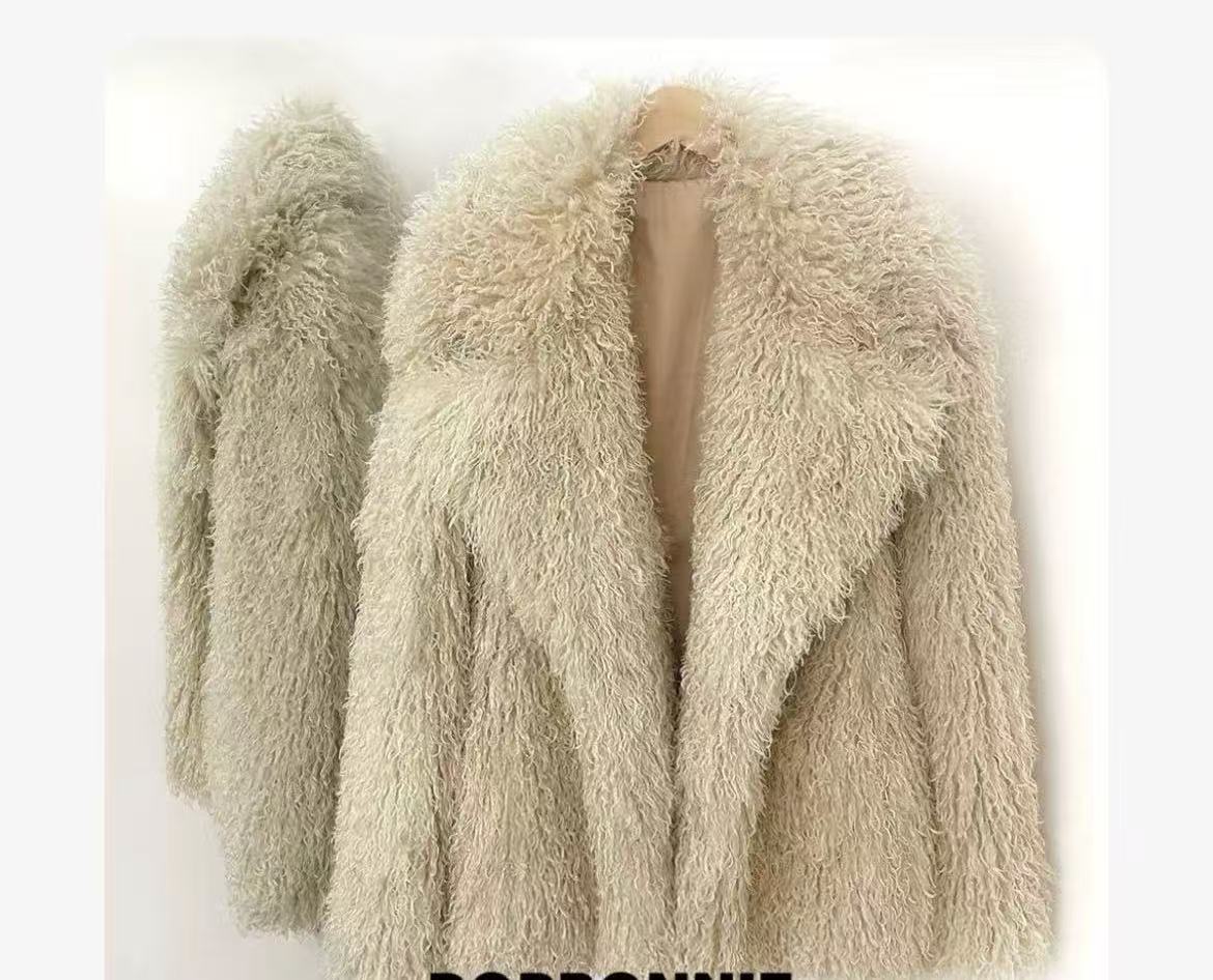 Pelzmäntel für Damen, Herbst u – Wool Coat Peacoat Bewertung und Preis