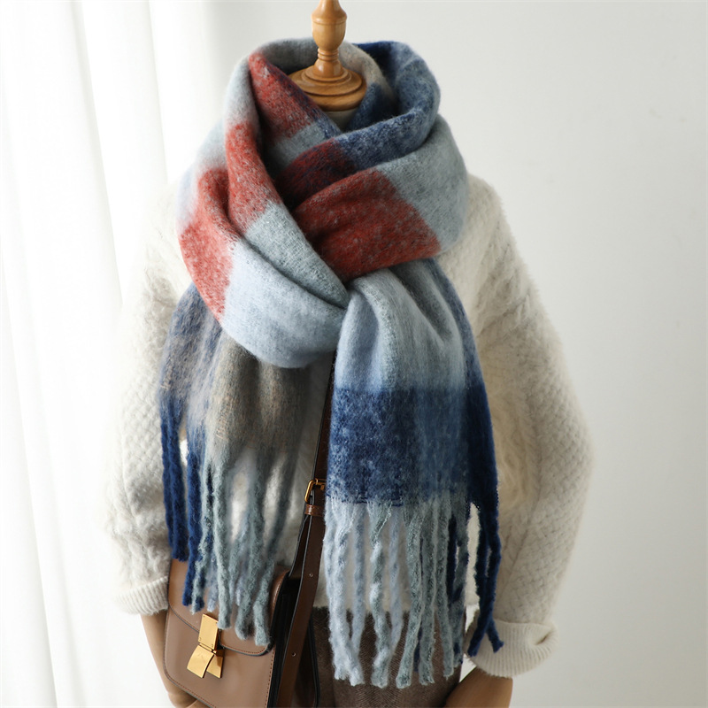 Neuer Herbst-Winter-Karo-Schal – Wool Scarf Men Bewertung und Preis