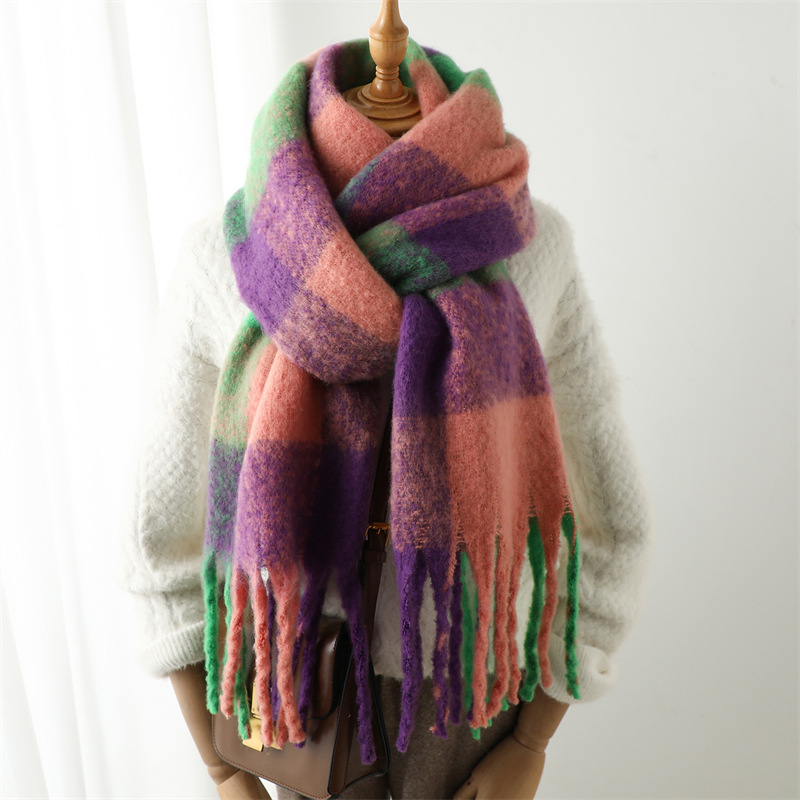 Neuer Herbst-Winter-Karo-Schal – Wool Scarf Men Bewertung und Preis